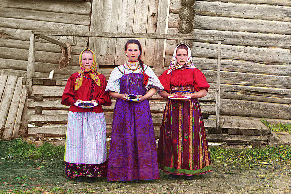 Garotas camponesas. 1909