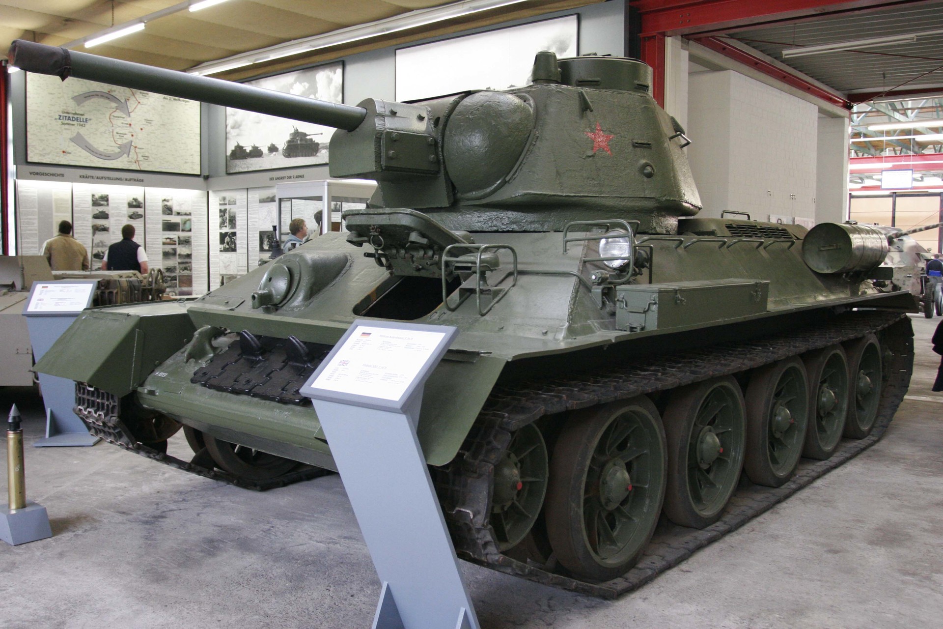 T-34 en el Museo Alemán del Tanque de Munster.