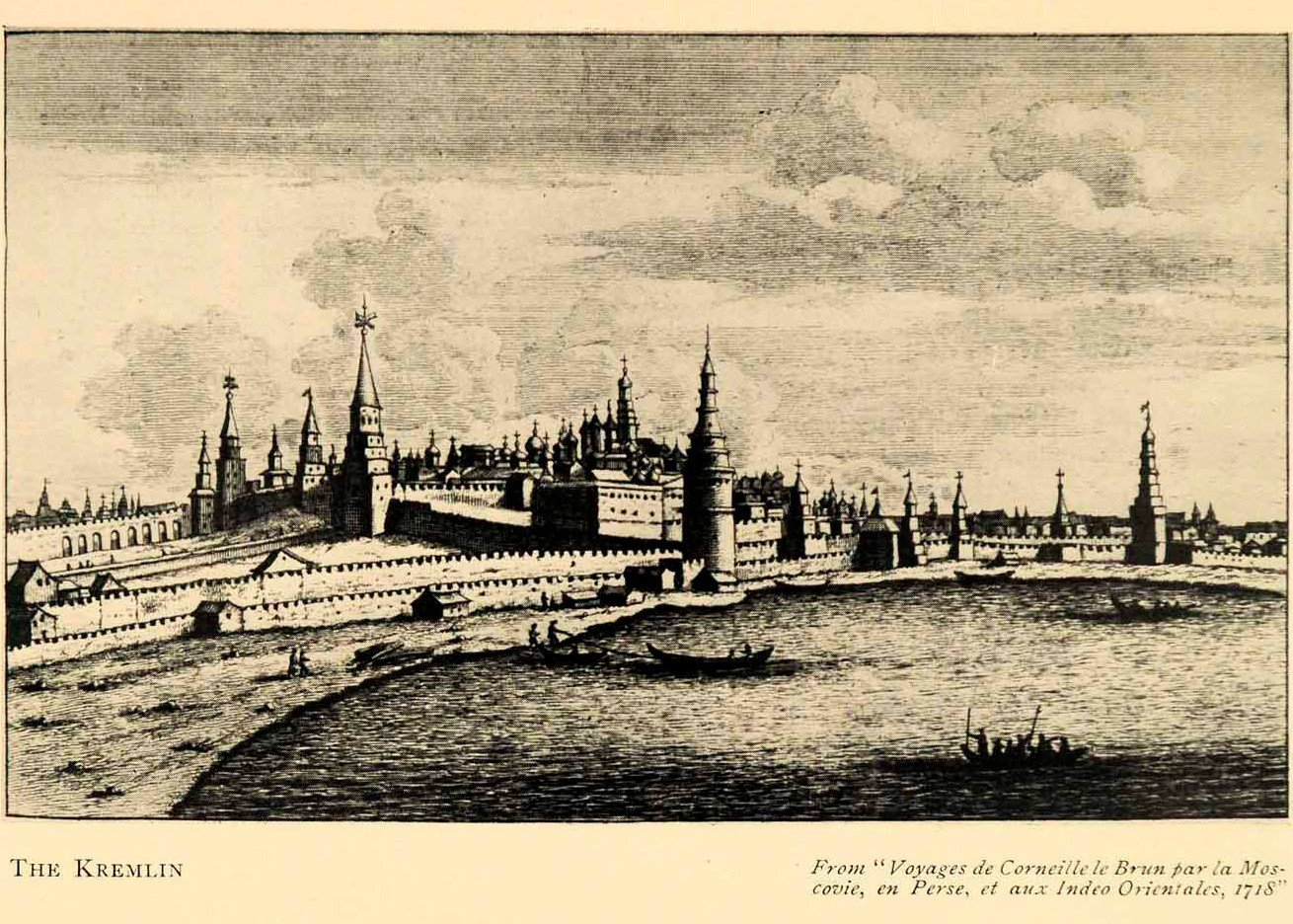‘El Kremlin’ (1718), obra de Cornelis de Bruijn.