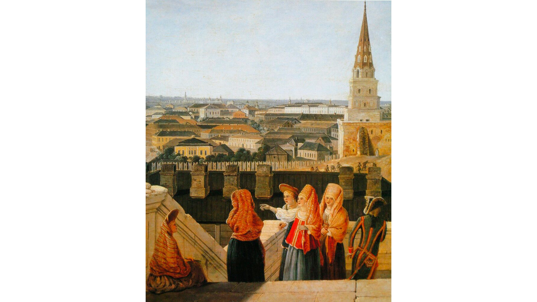 ‘Vista de Moscú desde el balcón del palacio del Kremlin’ (1797), obra de Gérard de la Barthe.