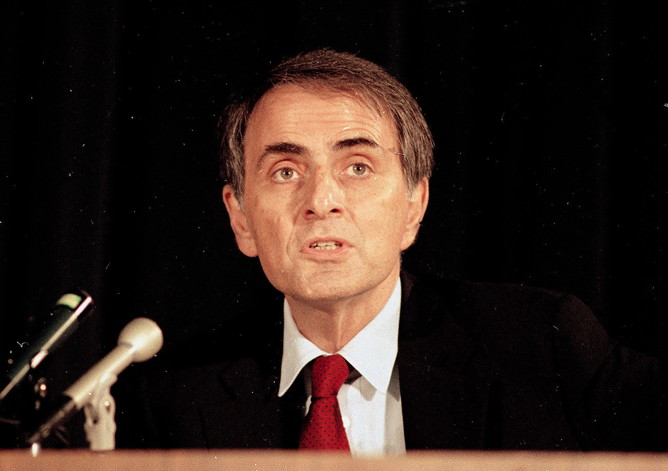 Carl Sagan, Ilmuwan Amerika yang memberitahu dunia tentang prospek musim dingin nuklir pada 1980-an.