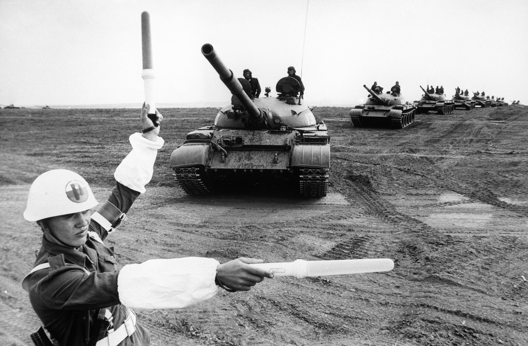 Pripadnik Bolgarske ljudske armade M. Stavrev na skupnih vajah Ščit-82 v Bolgariji jeseni 1982
