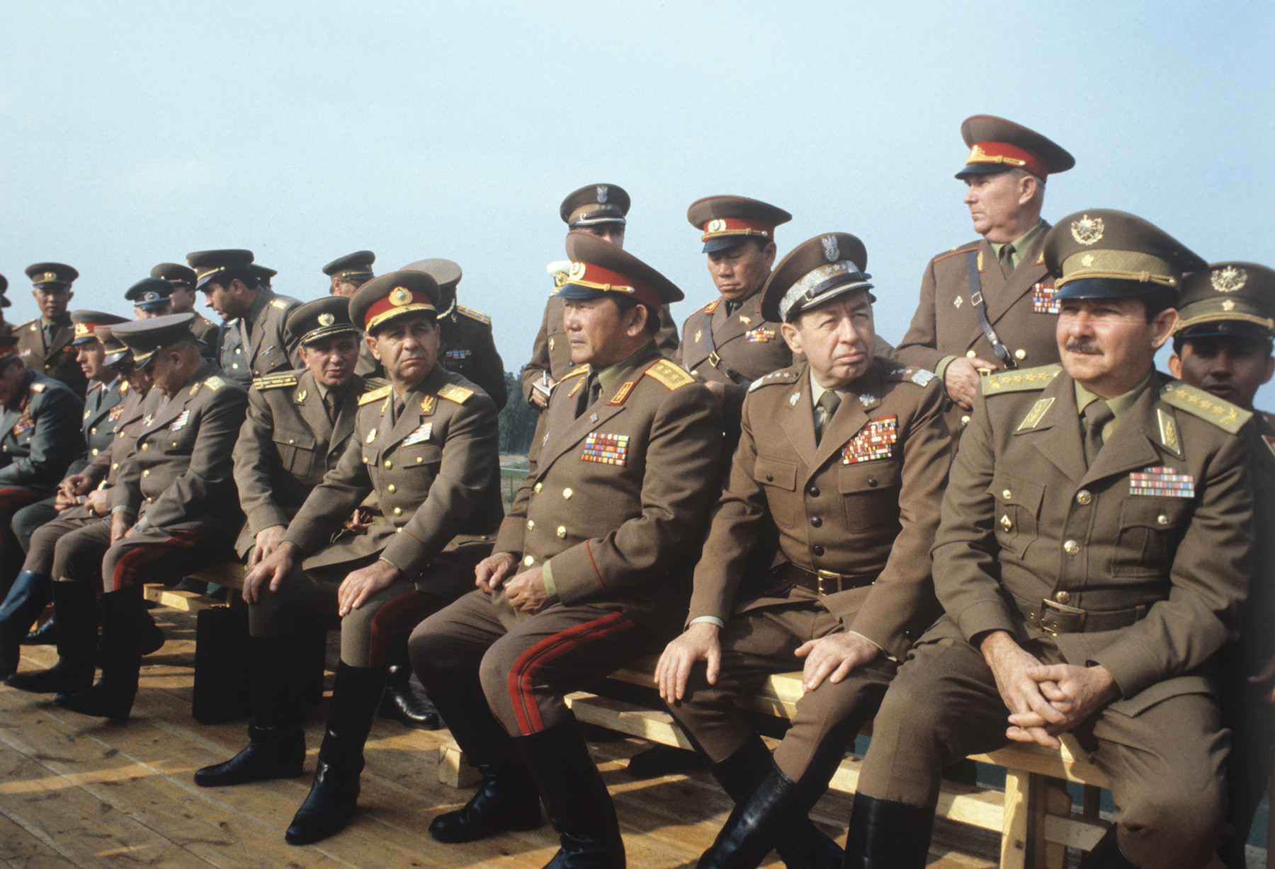 Воени раководители на Варшавскиот пакт на вежбите „Запад '81“