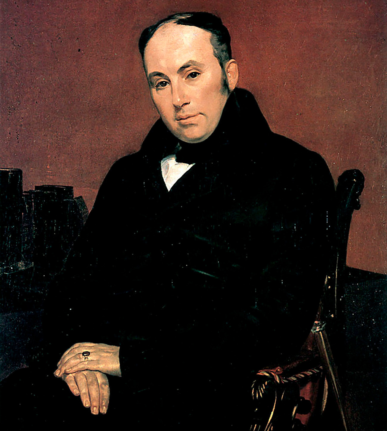 Potret Vasily Zhukovsky, yang pertama kali menggunakan istilah intelegensia dalam makna kontemporernya.