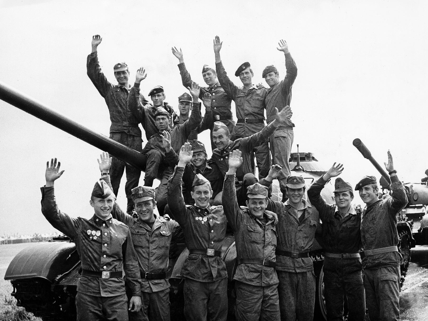 Ejercicios militares del Pacto de Varsovia Waffenbrüderschaft-80, la RDA.
