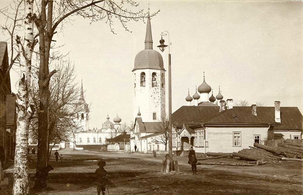 Novaïa Ladoga, années 1900. Carte postale. Photographe inconnu