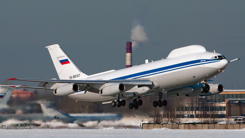 Avión ruso Iliushin Il-78 Aimak (Il-80/Il-86VKP).