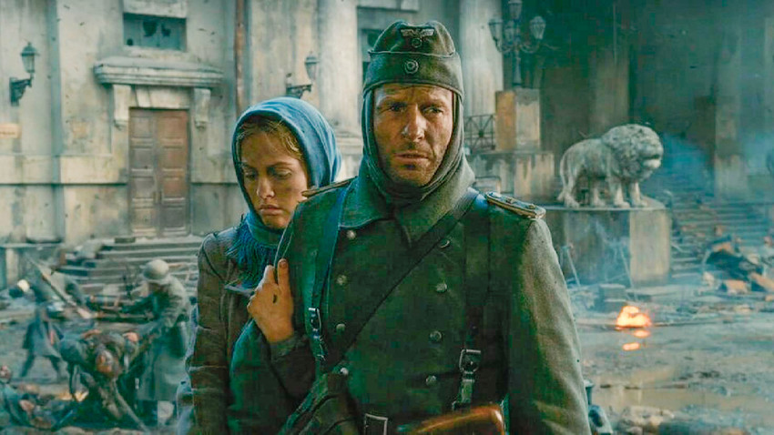 A scene from the 'Stalingrad' movie (2013), where a similar story was shown.