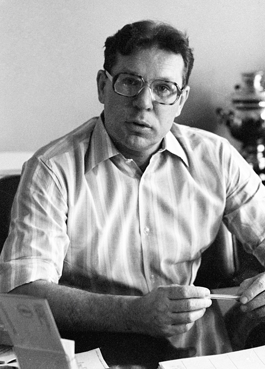 Академик Валериј Легасов, угледни совјетски научник, стручњак за неорганску хемију, 1983.