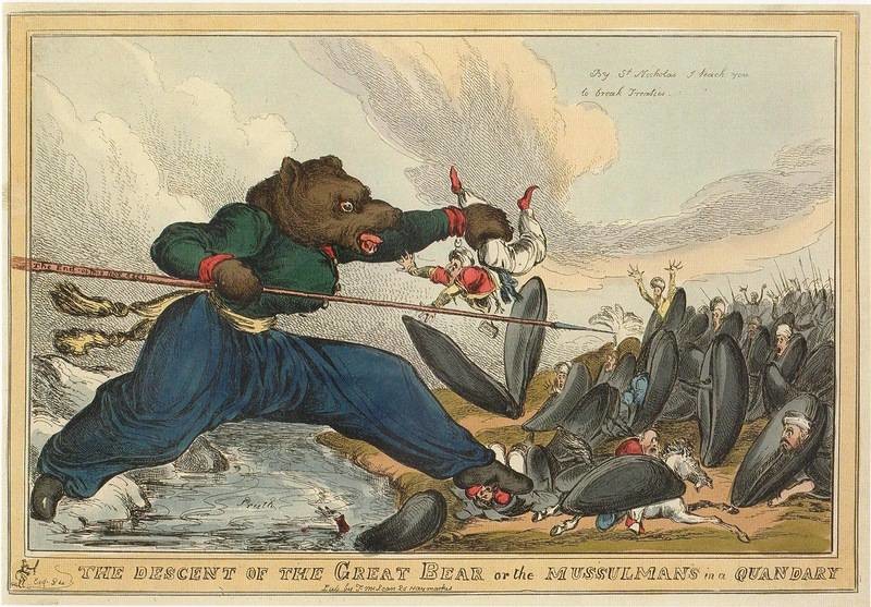 Die Landung des großen Bären, oder die Muslime in einer schwierigen Situation, 1828