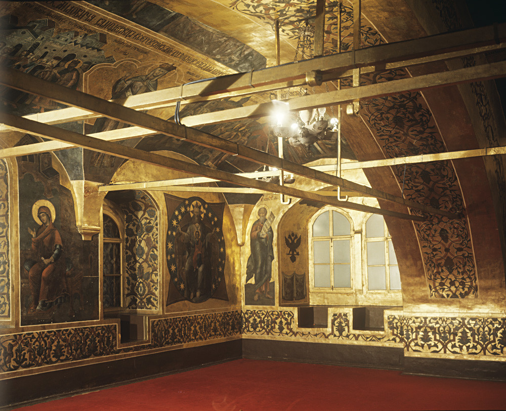 Kamar Emas tsarina di Kremlin Moskow.