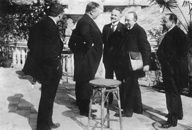Немачке и совјетске дипломате у Рапалу, април 1922.