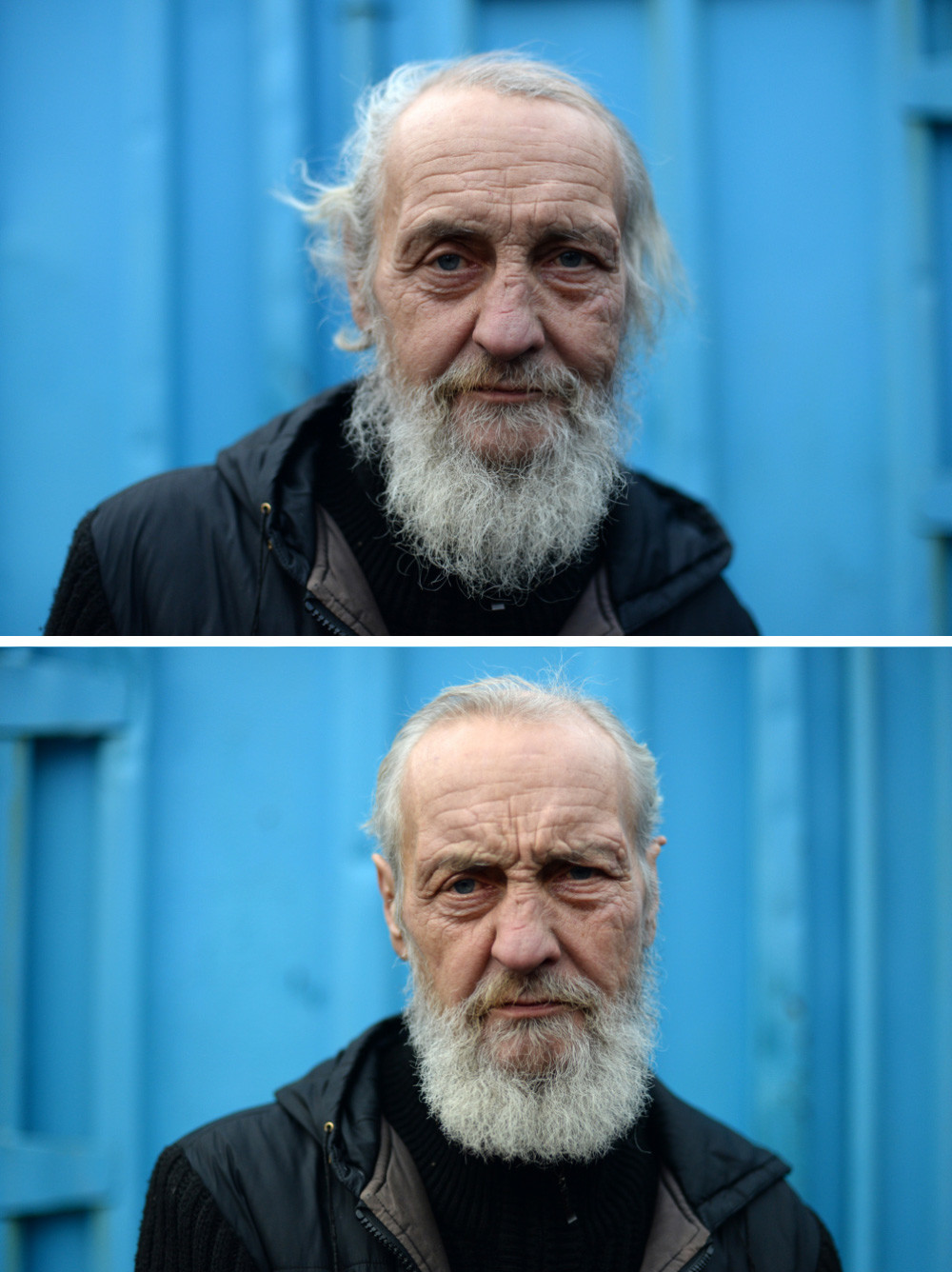 Before and after: Stylish haircuts for the homeless - Russia Beyond