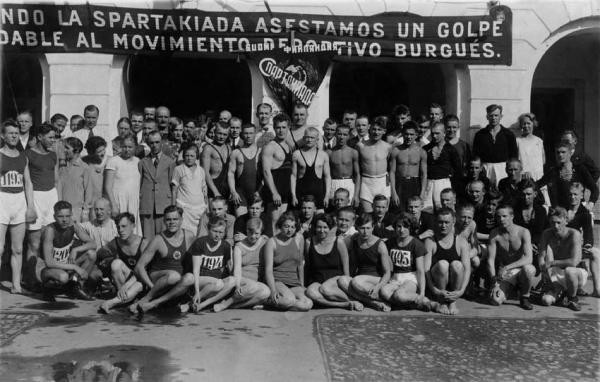 Équipe finlandaise lors de la Spartakiade, 1928