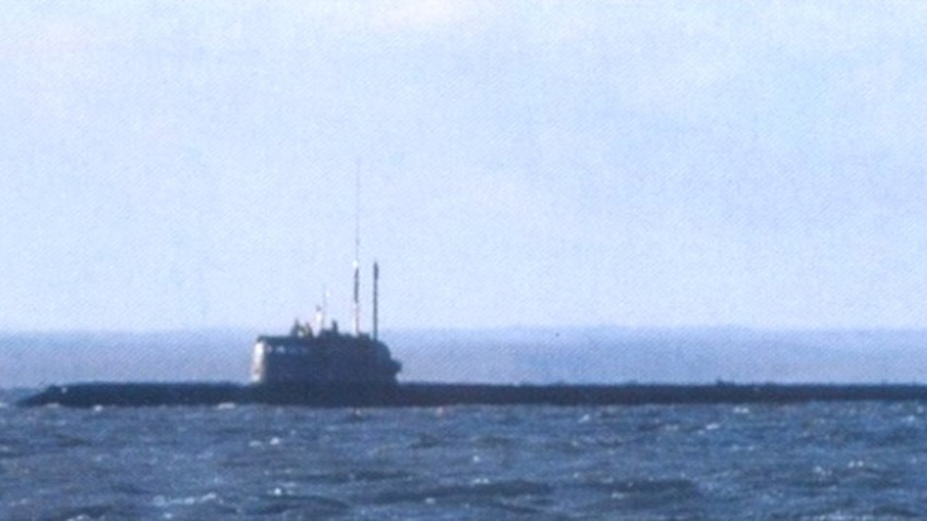 Edina dostopna fotografija podmornice Lošarik.