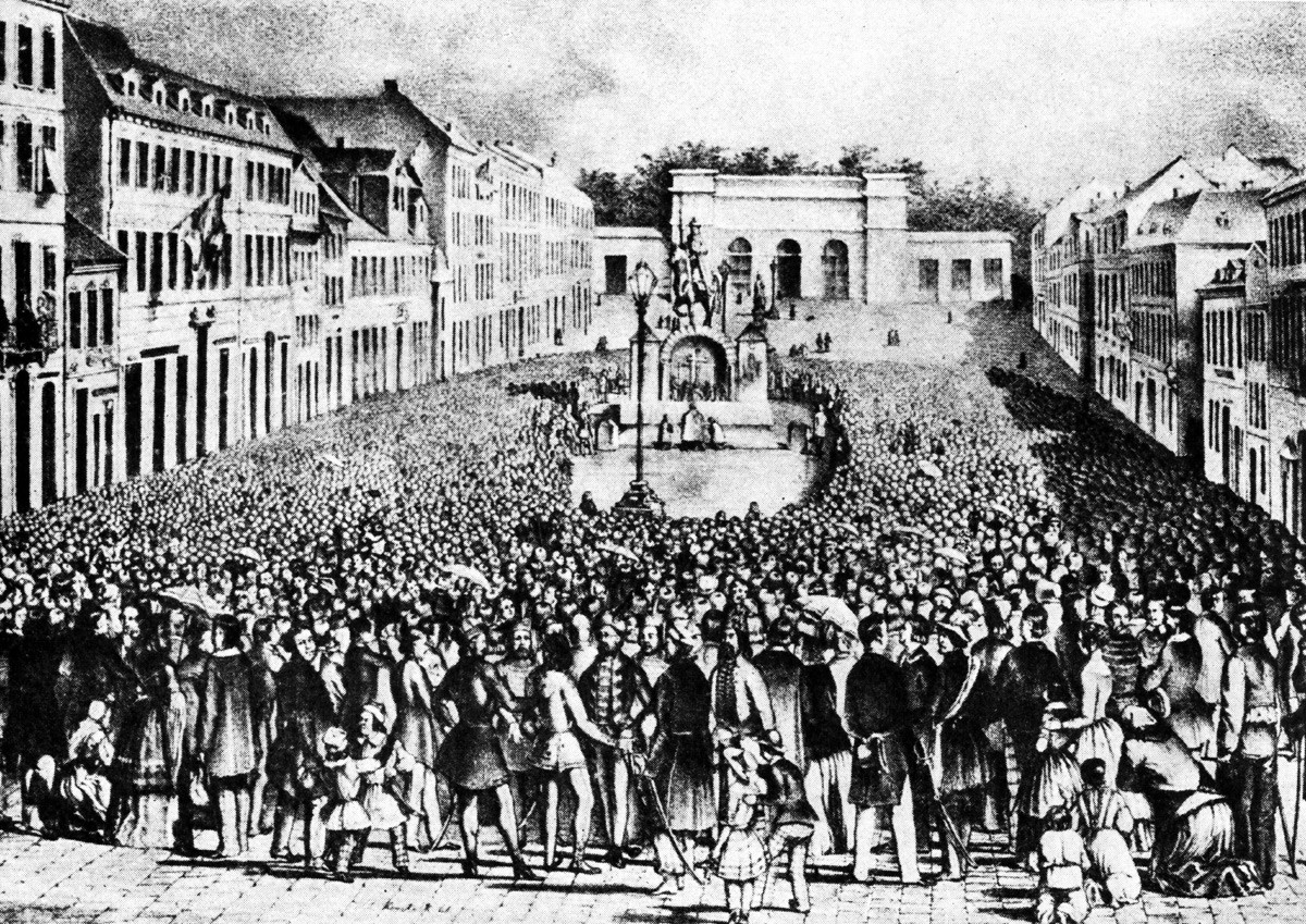 Congreso eslavo en Praga, 1848.