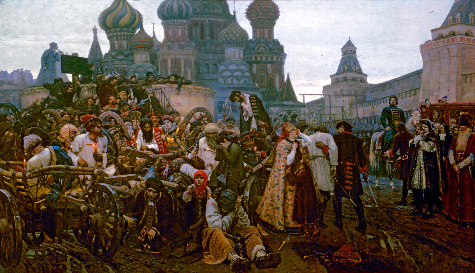 ‘La mañana de la ejecución de los streltsí’ (1881).