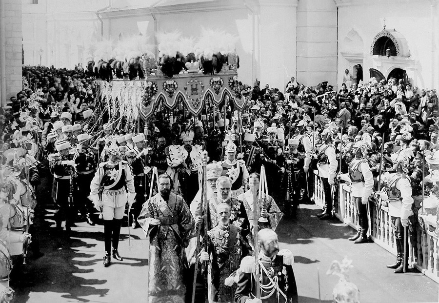 The ceremonies during Nicholas's coronation