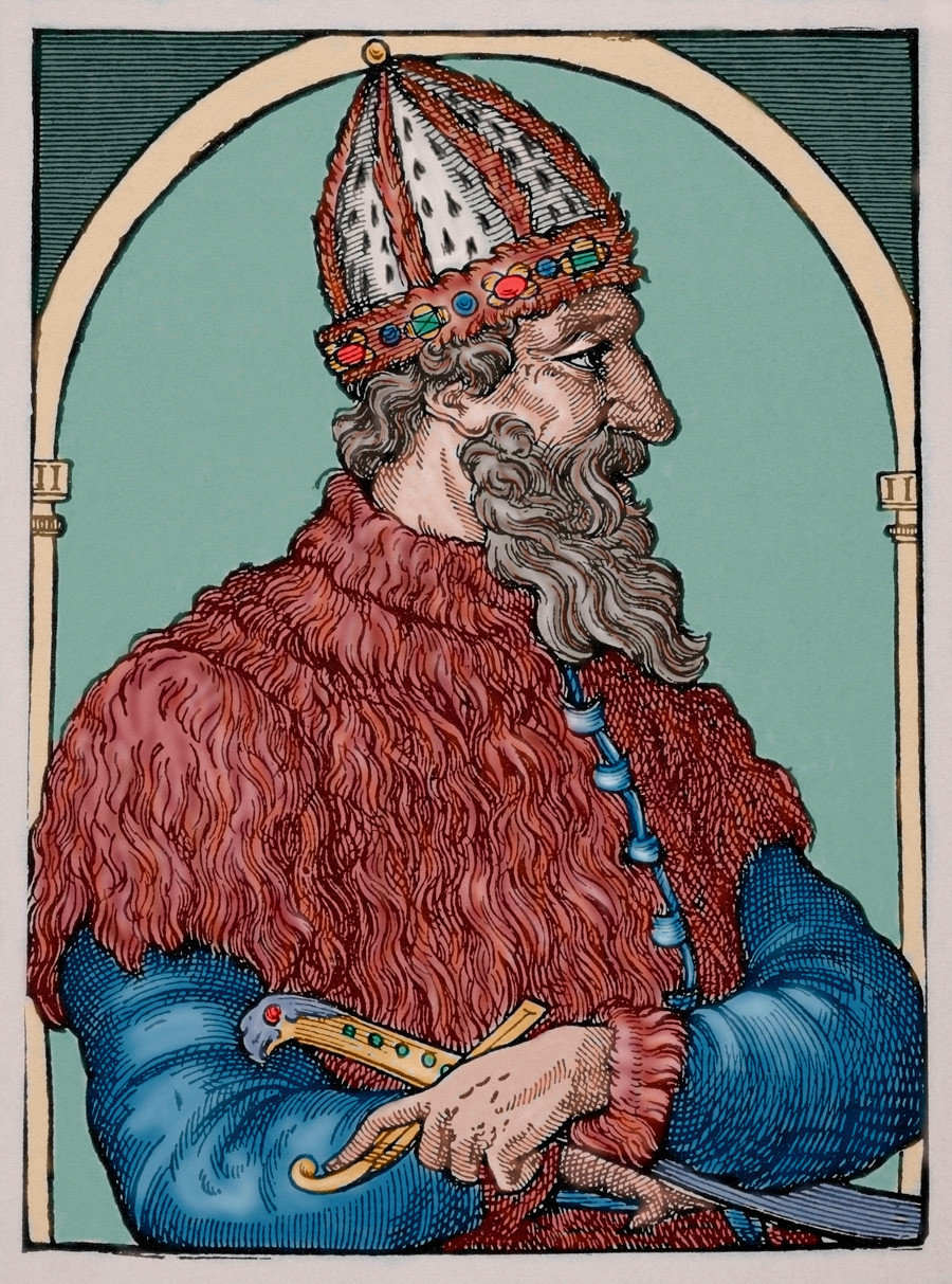Porträt von Iwan dem Großen von Russland, Großfürst von Moskau