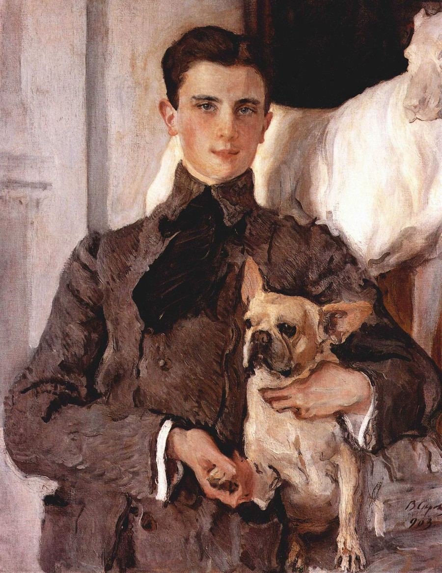 Portret grofa Feliksa Sumarokova-Elstona, kasnije kneza Jusupova, rad Valentina Serova

