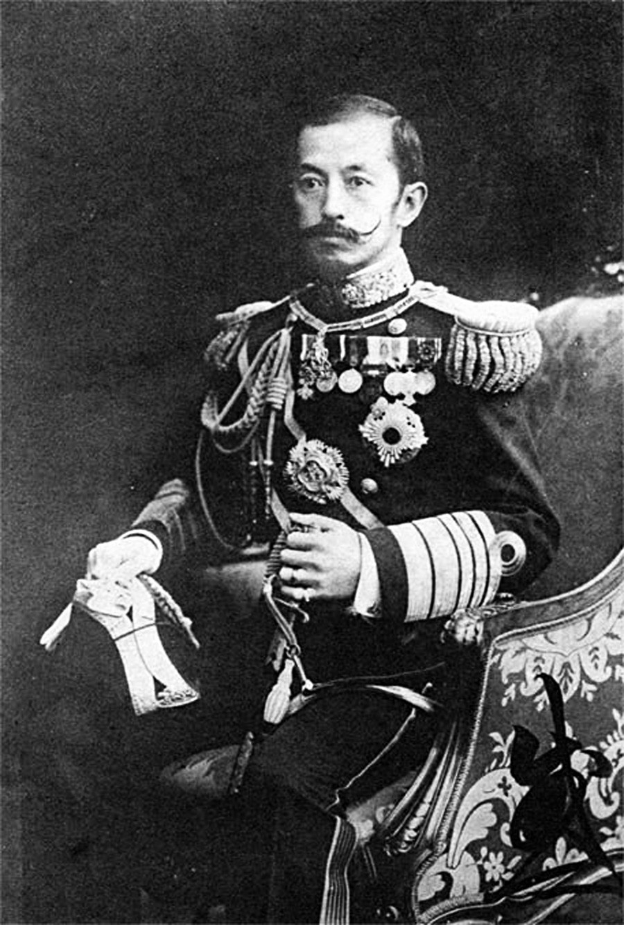 Japanese admiral Prince Arisugawa Takehito (1862-1913)