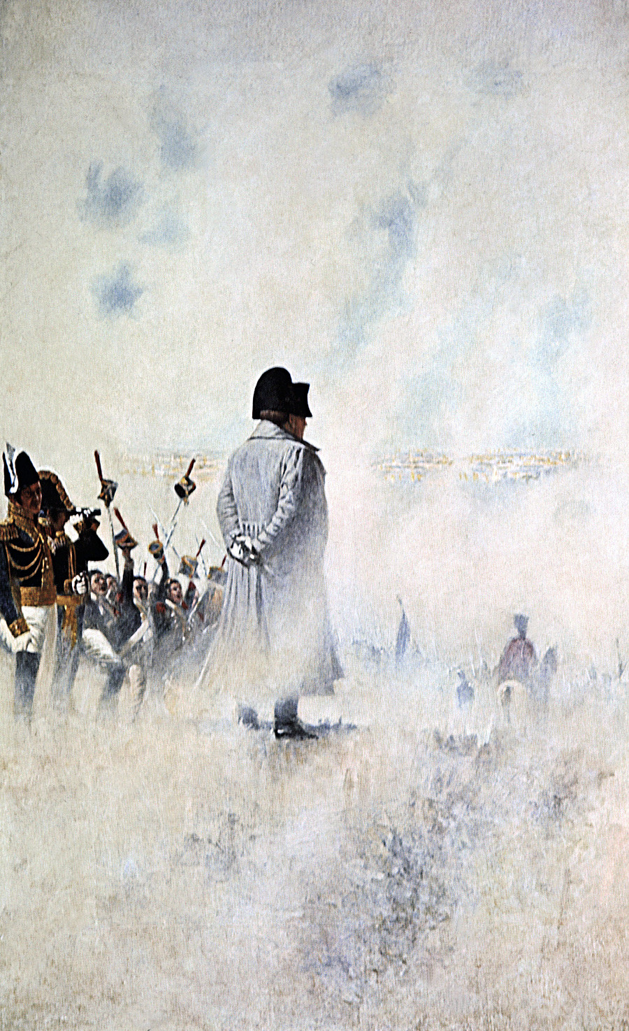 „Napoleon in der Nähe von Moskau, wartet eine Bojaren-Abordnung“ von Wassilij Wereschtschagin