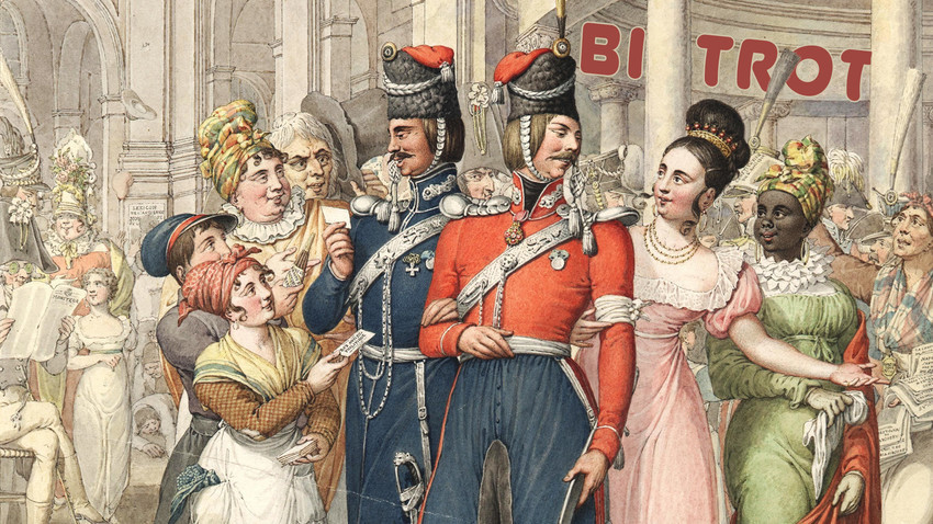 Руски козаци во Париз, 1814-1815.
