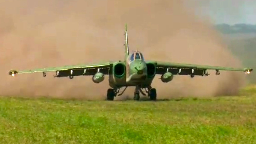 Su-25SM3 prilikom polijetanja

