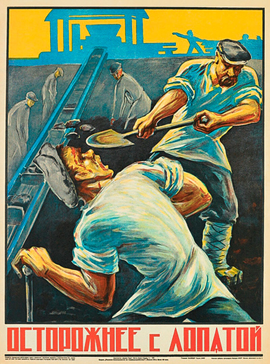 Why Soviet work safety posters resembled horror movies - Russia Beyond