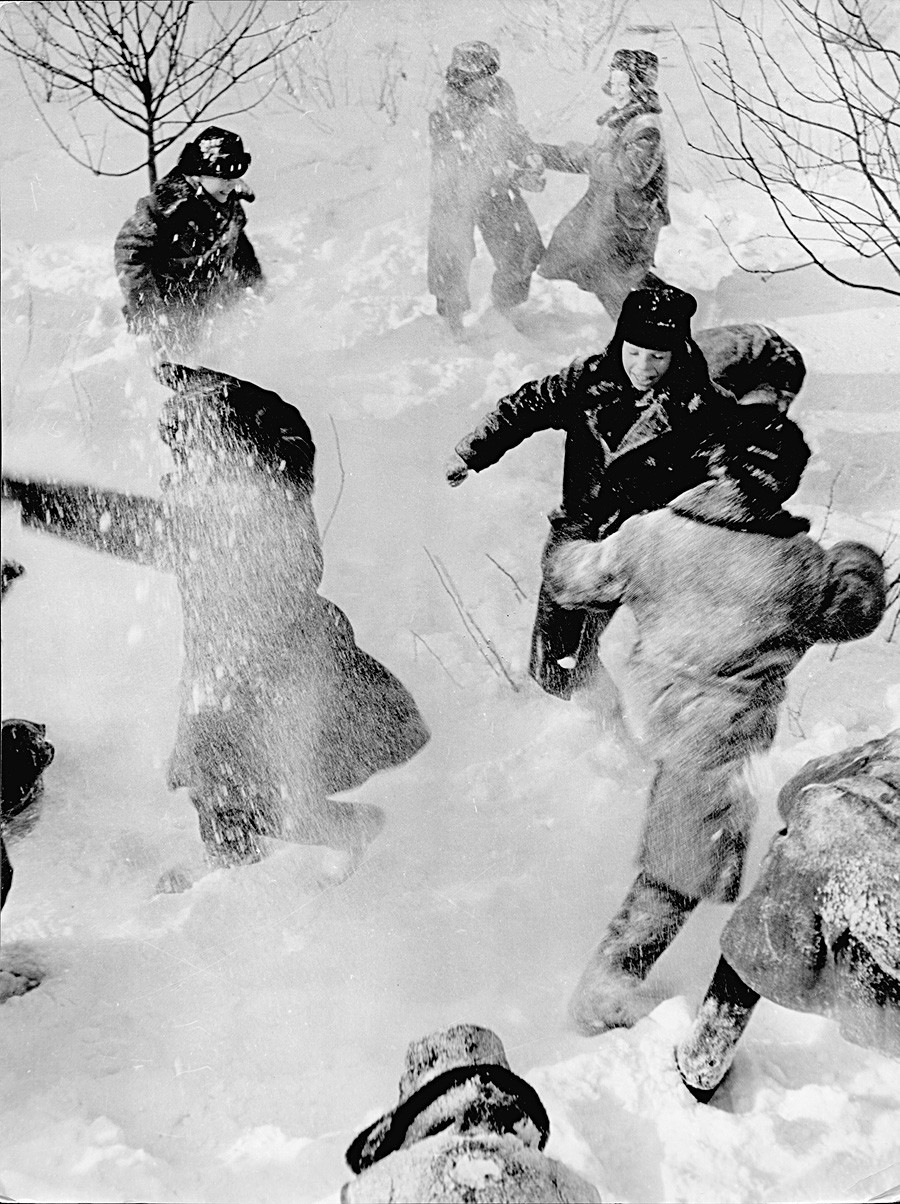 ‘Batalla de nieve’ (1960).