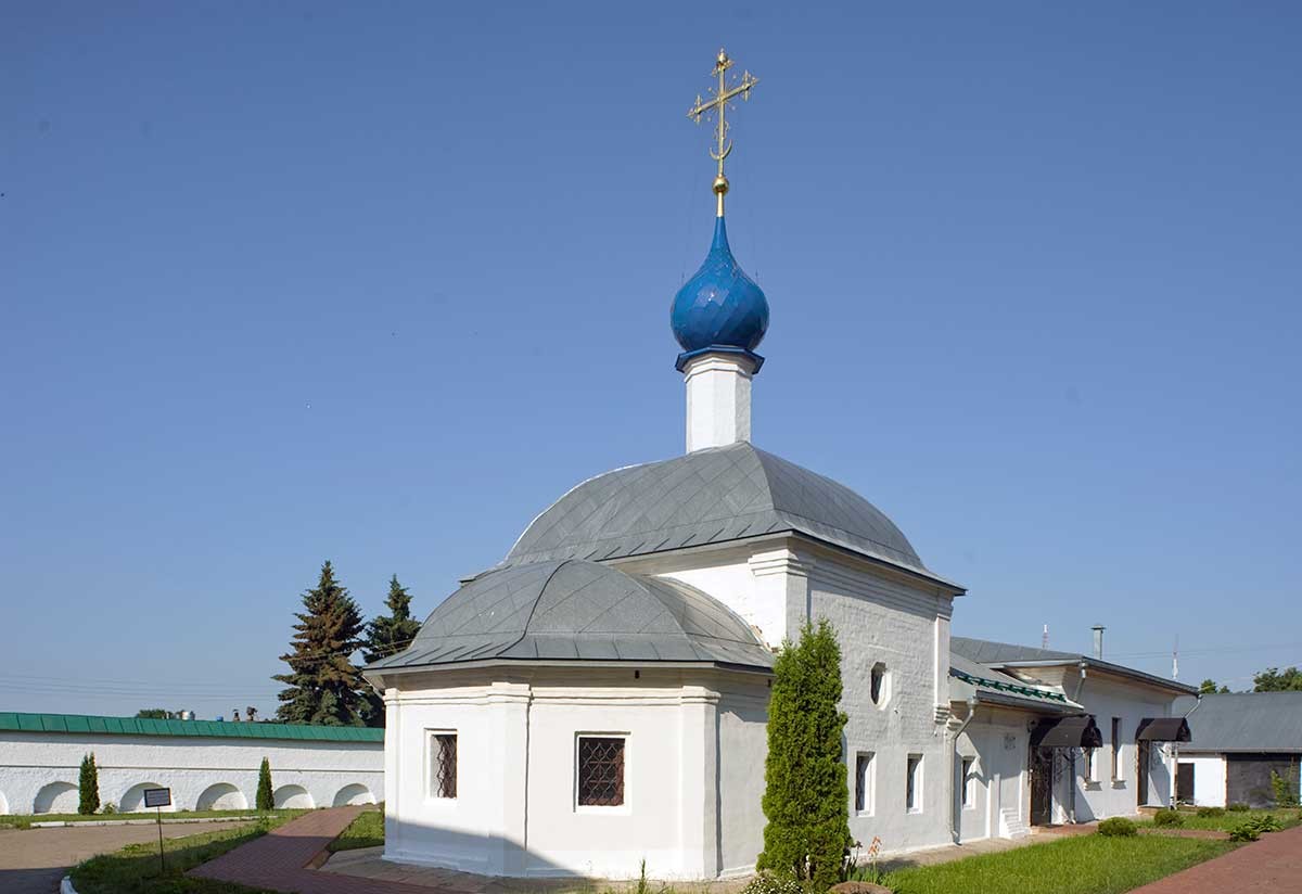 St. Theodore Convent. Church of Kazan Icon of the Virgin, northeast view. June 7, 2019.