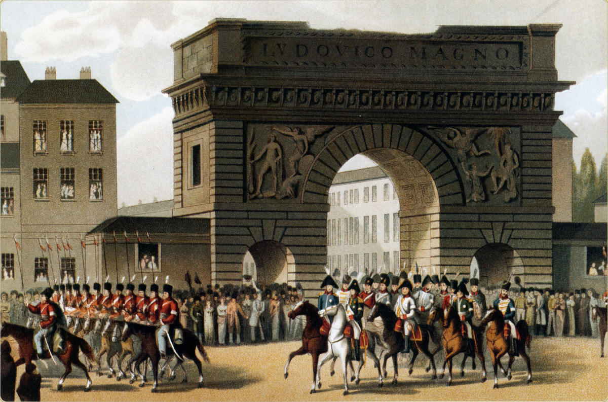 Kaisar Aleksandr I tiba di Paris, 1814.