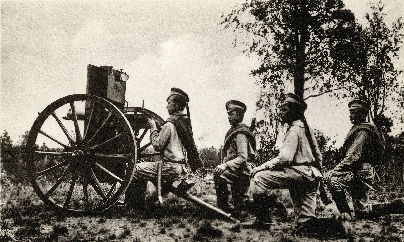 Infantería rusa, 1916.