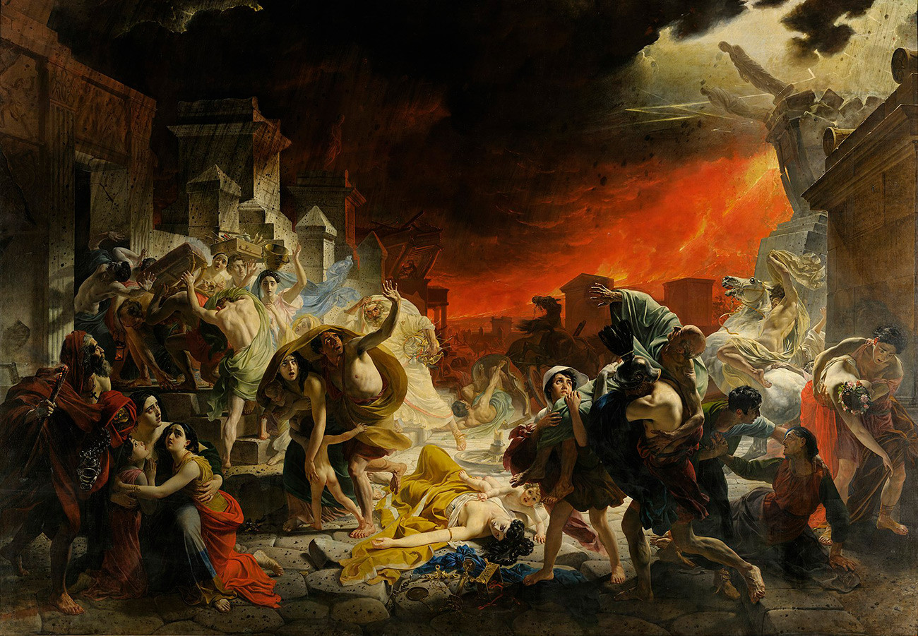 «Последний день Помпеи», 1833 