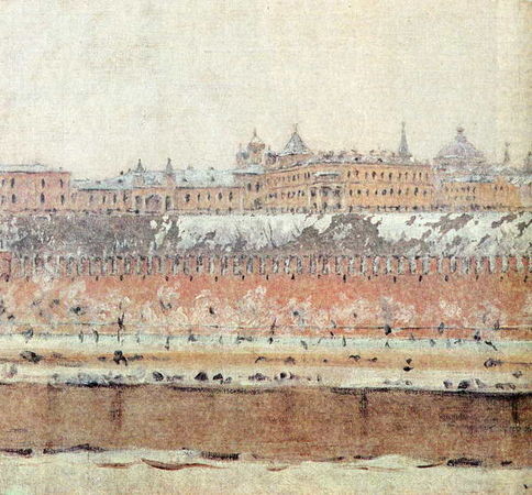 ‘Kremlin de Moscú en invierno’ (1880-1901).