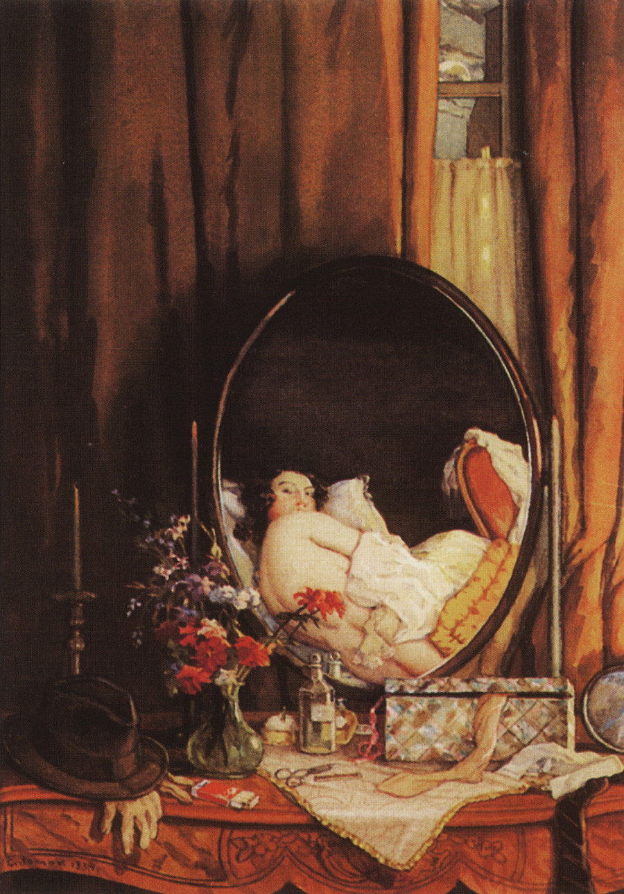 「鏡に親密な反射」1934年