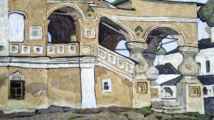 Nicholas Roerich. Uglich. Porch, 1904
