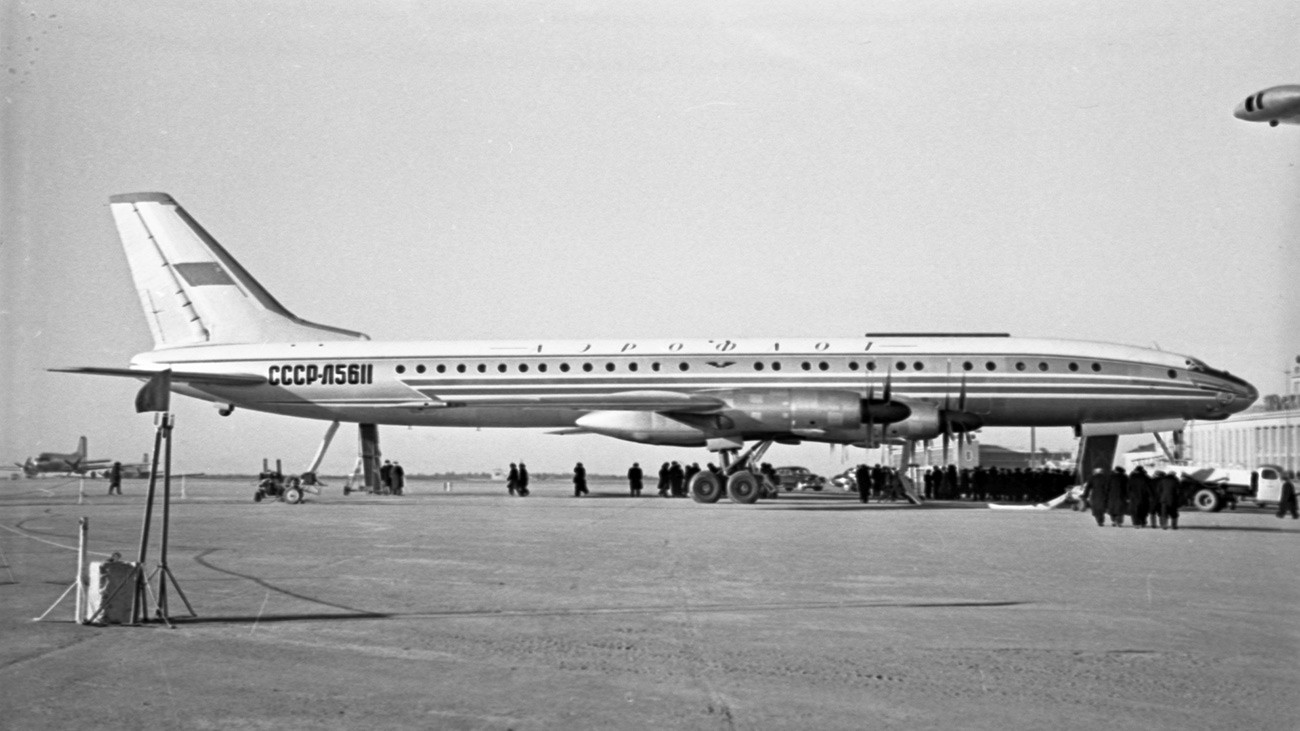 Aeropuerto de Sheremétievo en 1957.