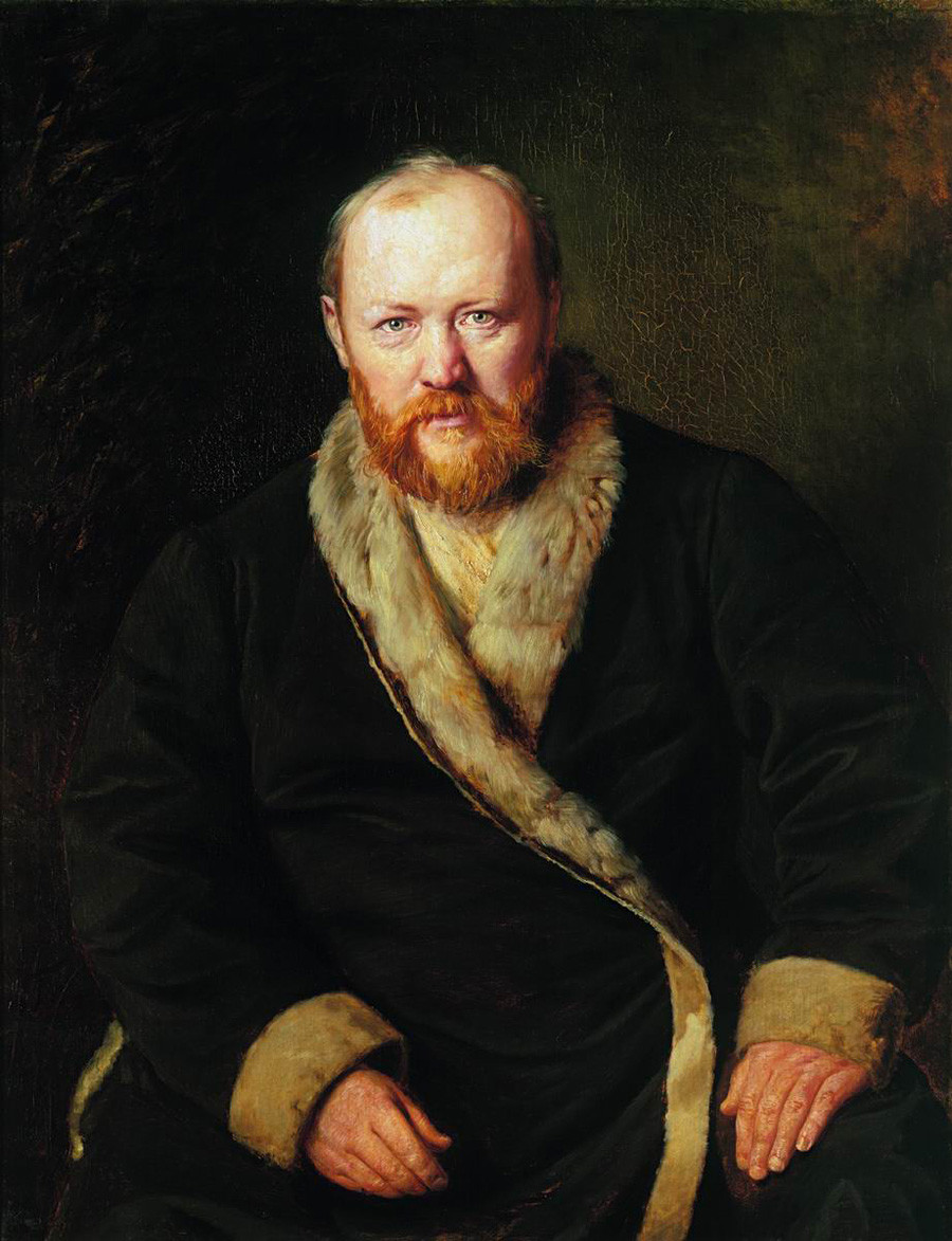 „Porträt von Schriftsteller A.N. Ostrowskij“ von Wassili Perow