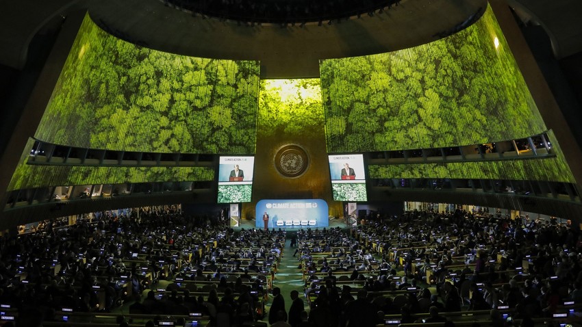  Cúpula climática na sede da ONU em Nova York, nesta segunda (23)