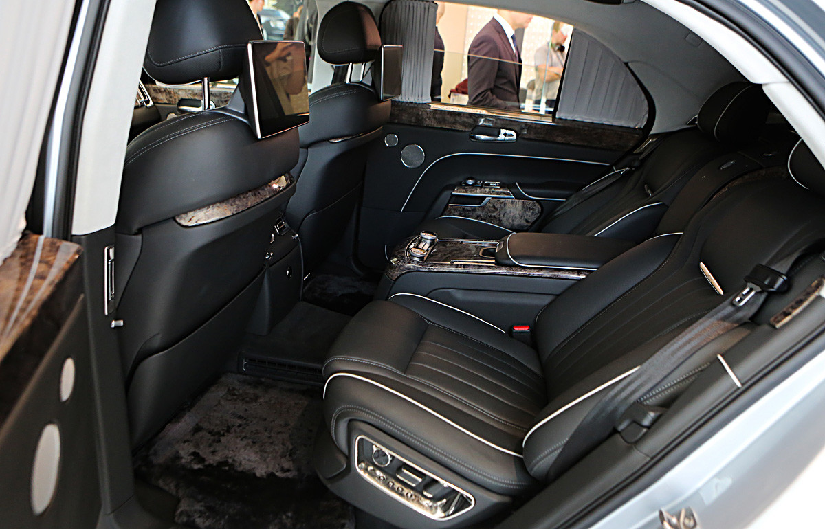 You can now sit in the Aurus car Putin rides around in - Russia Beyond