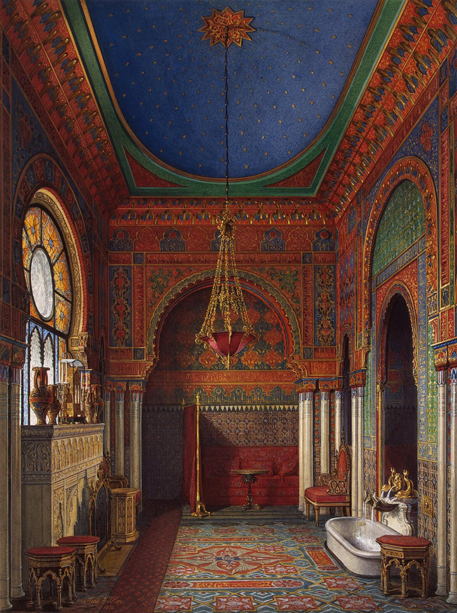 La stanza da bagno dell'imperatrice Aleksandra Fyodorovna