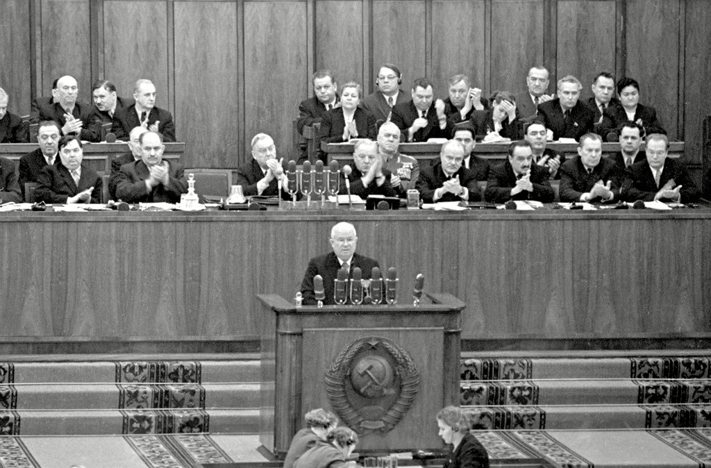 ソ連共産党第20回大会におけるニキータ・フルシチョフの演説