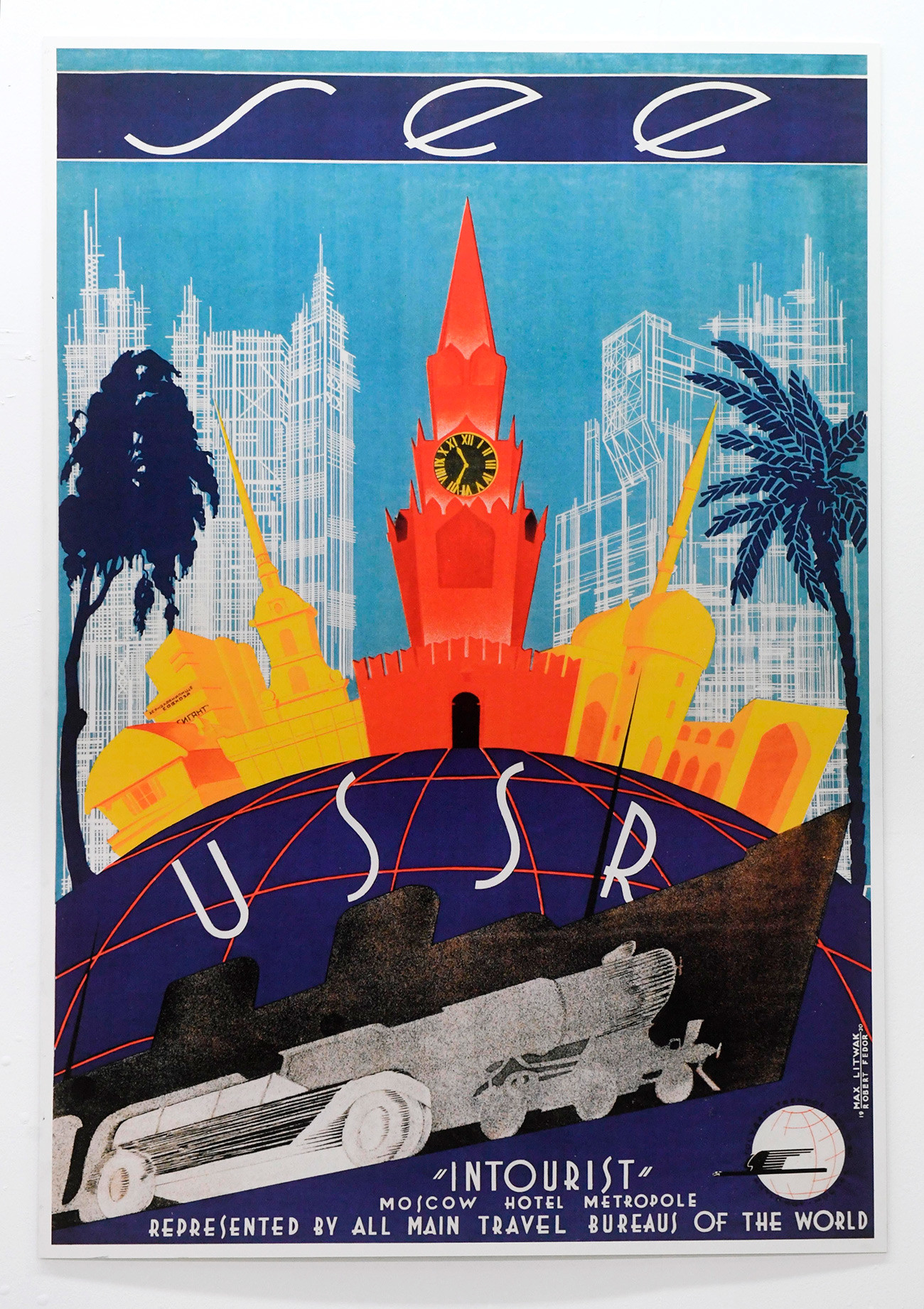 Poster Intourist, 1930.