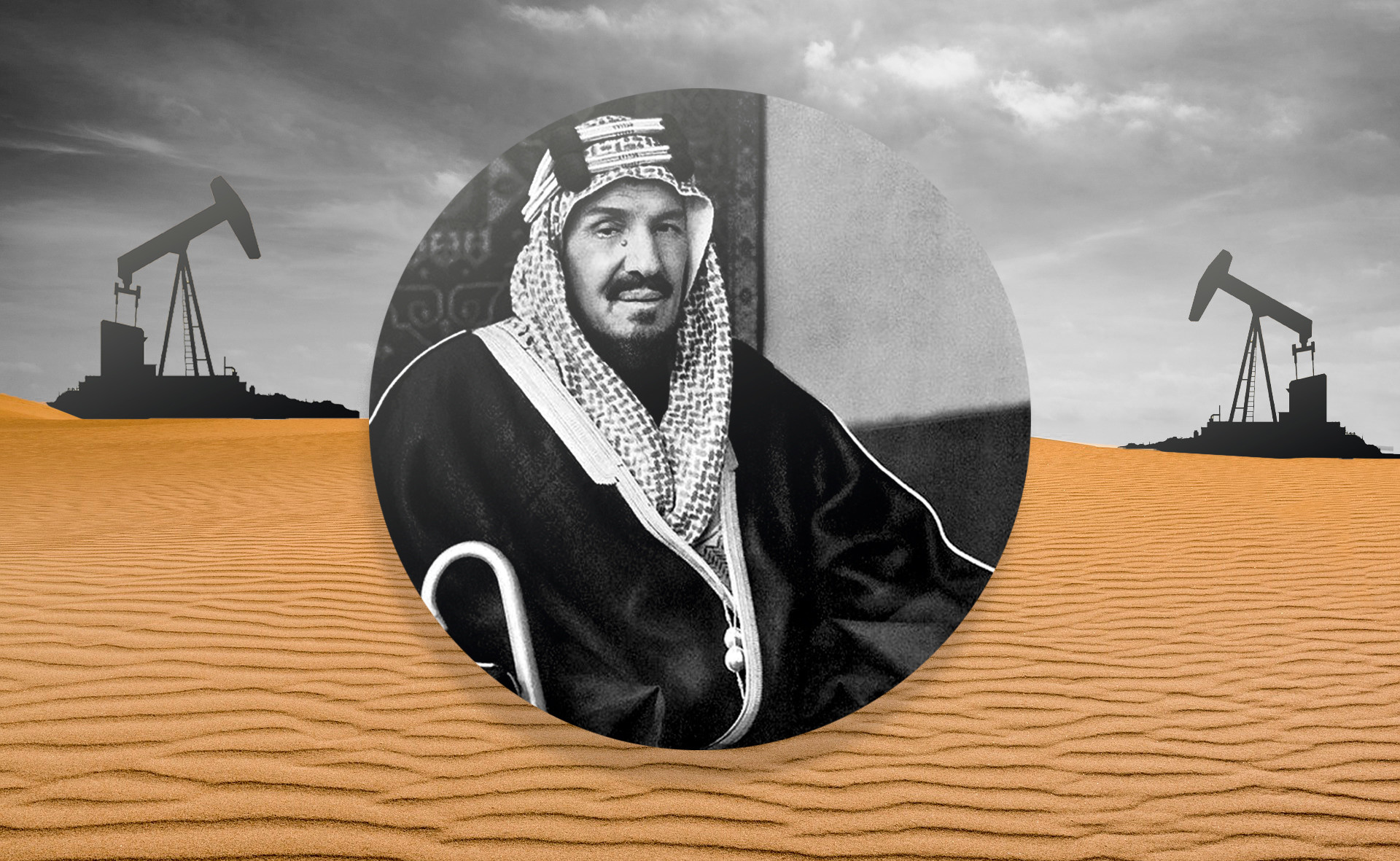Абд-аль-Азиз ибн Абд-ар-Рахман Аль Сауд, первый король Саудовской Аравии.