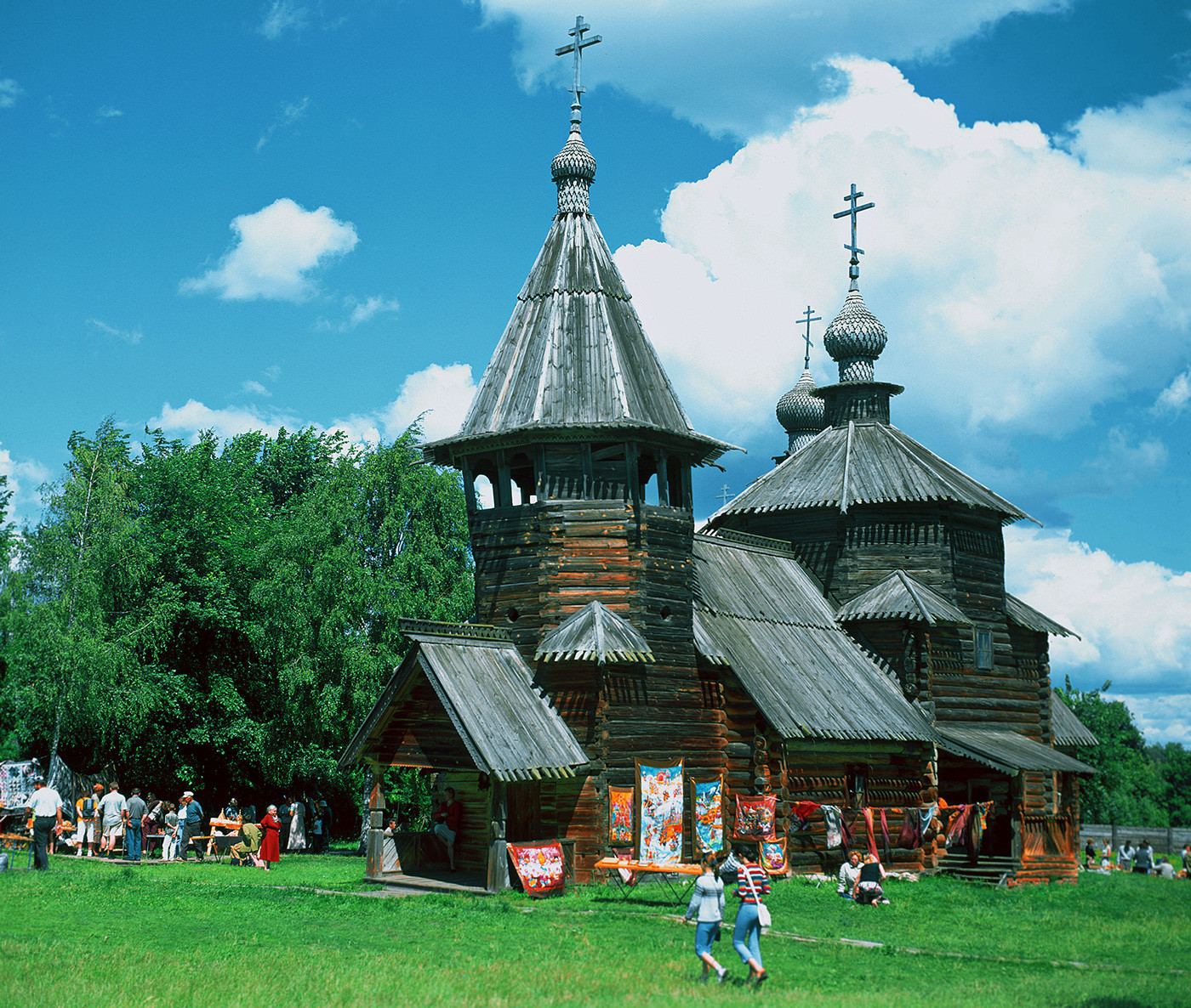The Resurrection church,1776, at the Museum of Wooden Architecture