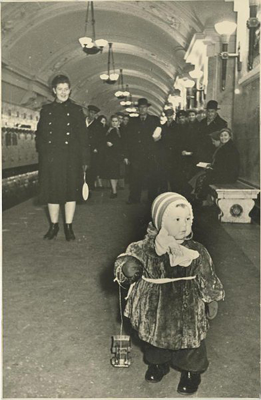 В метро, 1950-е