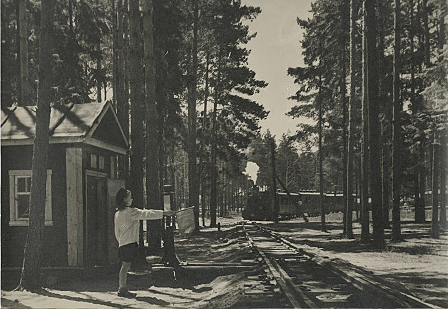 Детская железная дорога, 1945 - 1949