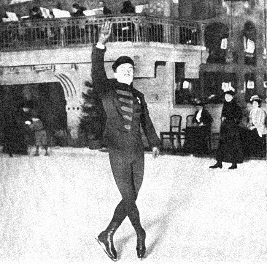 Nikolai Panin-Kolomenkin, der erste Sportler aus Russland, der bei den Olympischen Spielen eine Goldmedaille gewann.