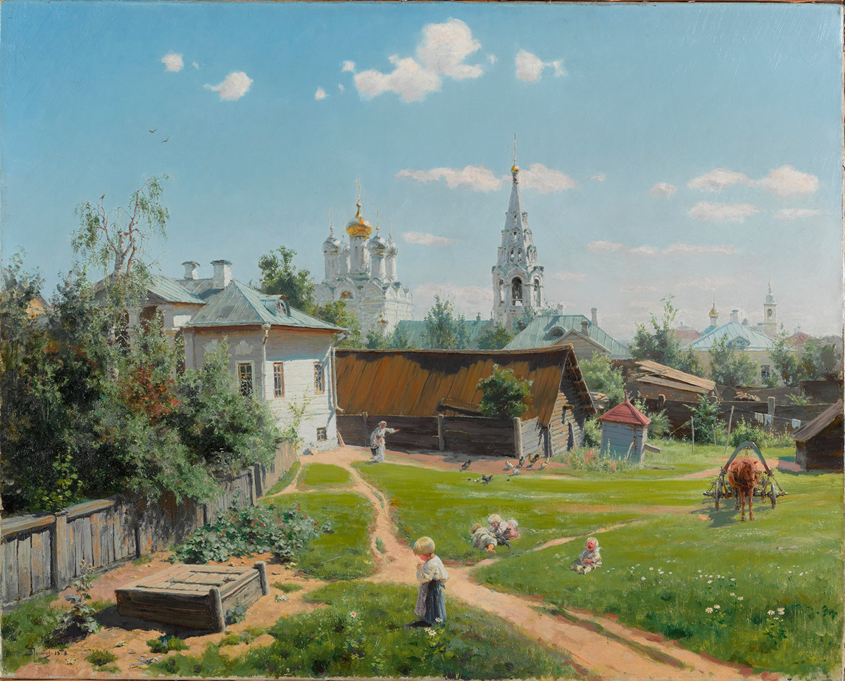 Vasilij Polenov, Moskovsko dvorišče, 1878